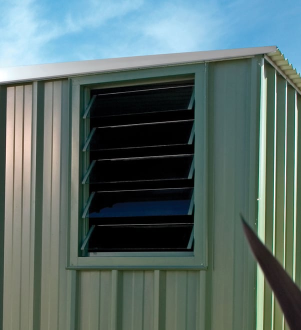 Garden Sheds Storage Shed Louvre Window 02