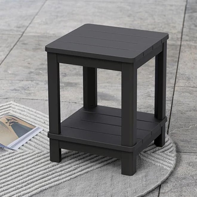 Keter Deluxe Side Table - Graphite
