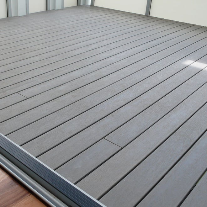 ModWood Flame Shield Composite Decking 137x23x5400 Silver Gum