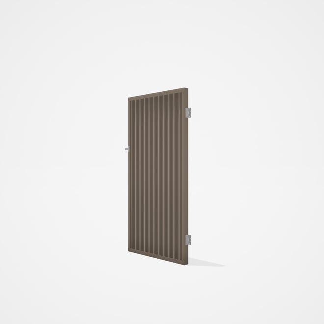 Good Neighbour® CGI Gate Premium .35 BMT Single 1.8m High Sheet: Beige, Frame: Beige
