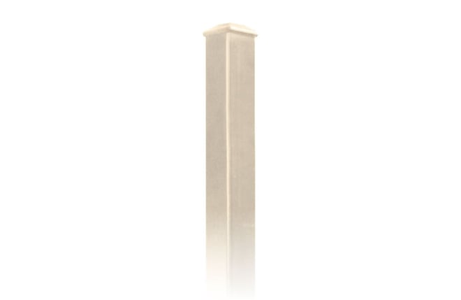 Aluminium Pool Fencing Post - Cream