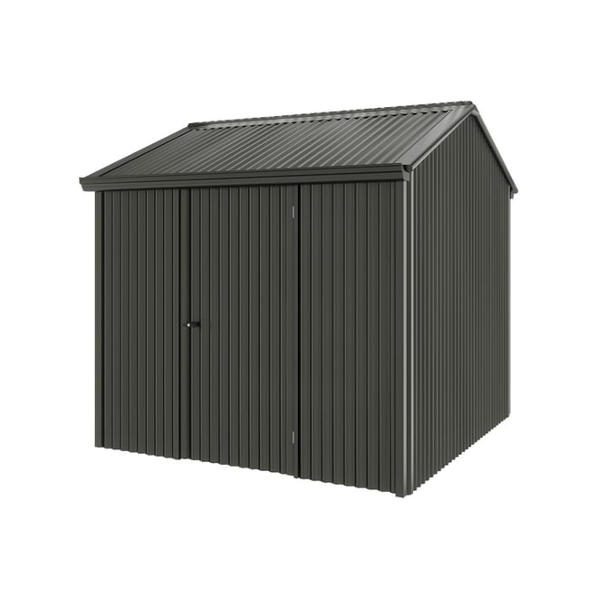 Handi-Heritage Shed H1 2.54X2.52 Roof:Slate Grey Wall:Slate Grey Front/Rear Single Door