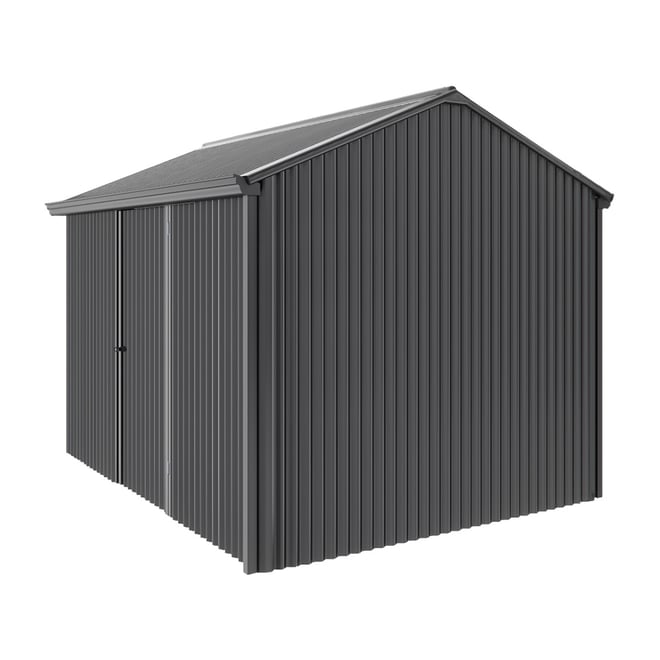 Handi-Heritage Shed H2 3.30X2.52 Roof:Gun Metal Grey Wall:Gun Metal Grey Front/Rear Single Door