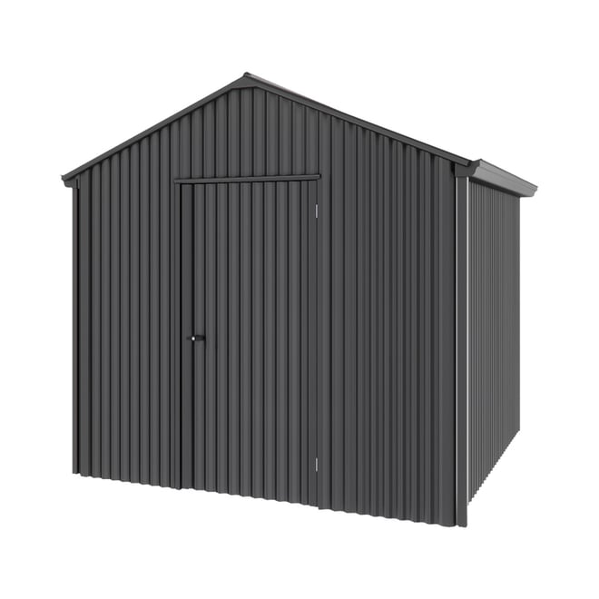Handi-Heritage Shed H1 2.54X2.52 Roof:Gun Metal Grey Wall:Gun Metal Grey Gable End Single Door