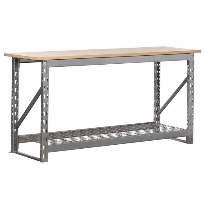 Heavy Duty Bench With Timber Top