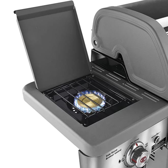 Coleman Revolution 4 Burner BBQ With Side Burner - Shadow Gloss