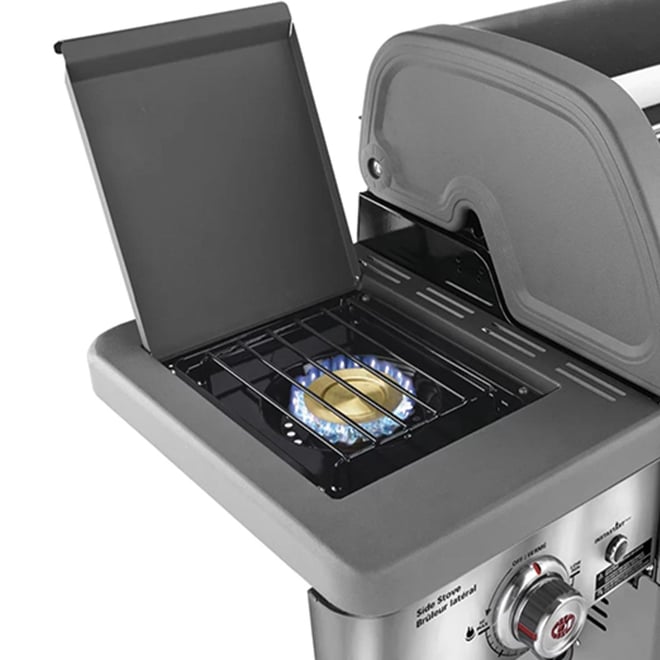 Coleman Revolution 4 Burner BBQ With Side Burner - Charcoal Glimmer