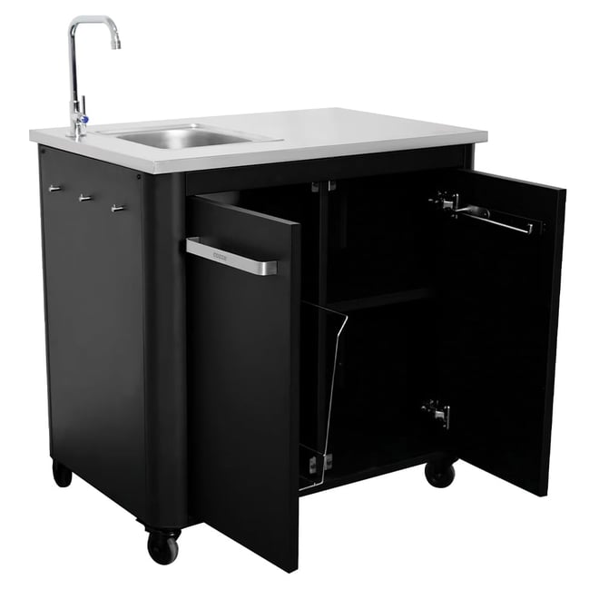Cozze Portable Outdoor Table With Sink 900mm