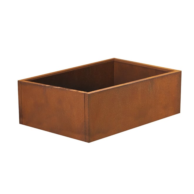 Garden Bed 900 x 600 x 300mm Corten