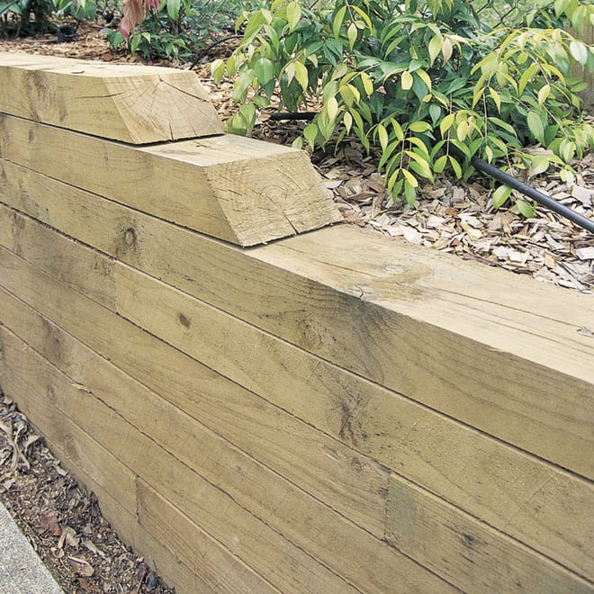 H4 Treated Pine Sleeper 200 x 50mm x 2.4m Length