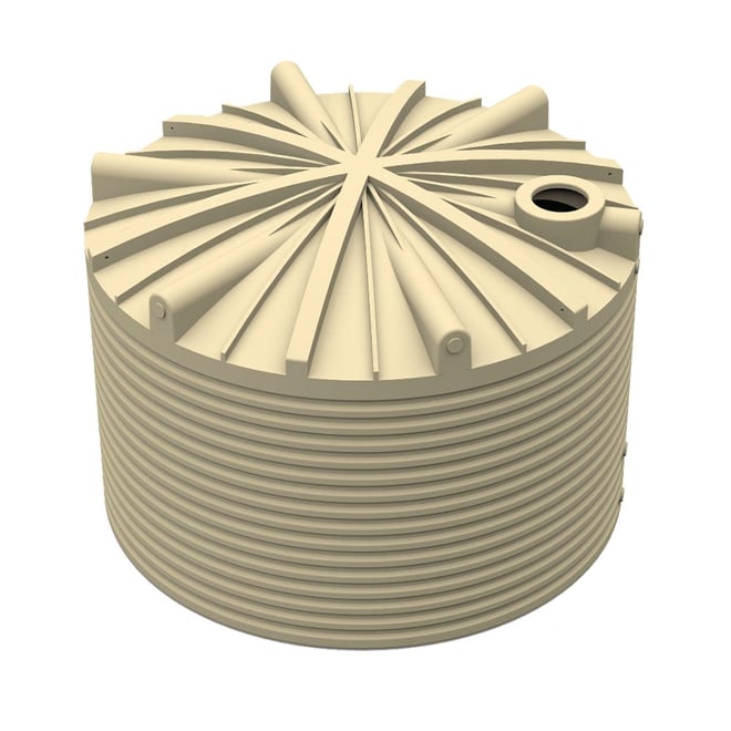 Round Poly Tank 50050L Armour Grey