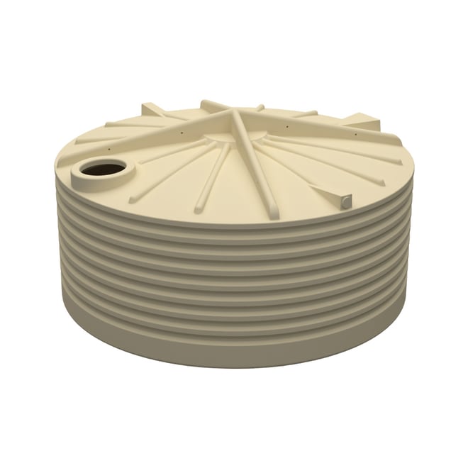 Squat Round Poly Tank 9546L Armour Grey