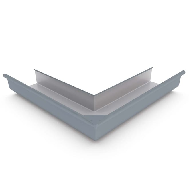 Quad Gutter 150 External Mitre Armour Grey