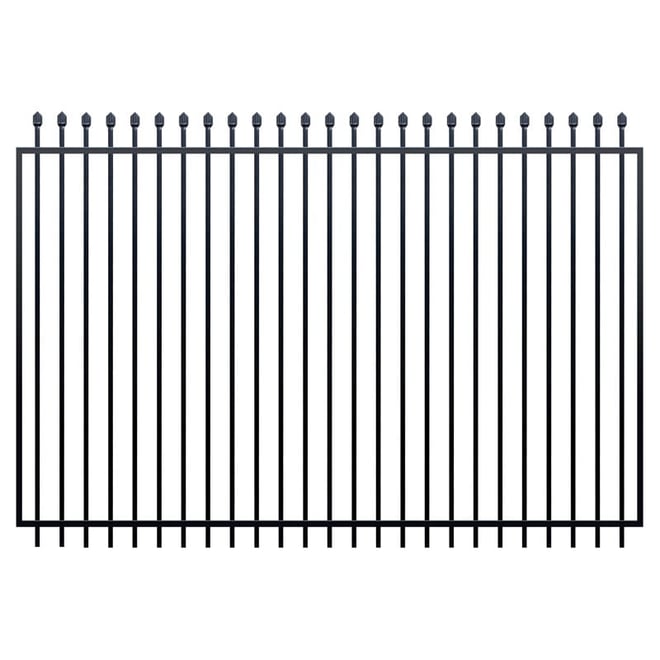 Squash Top Fence Gate 2450 x 2100mm Black