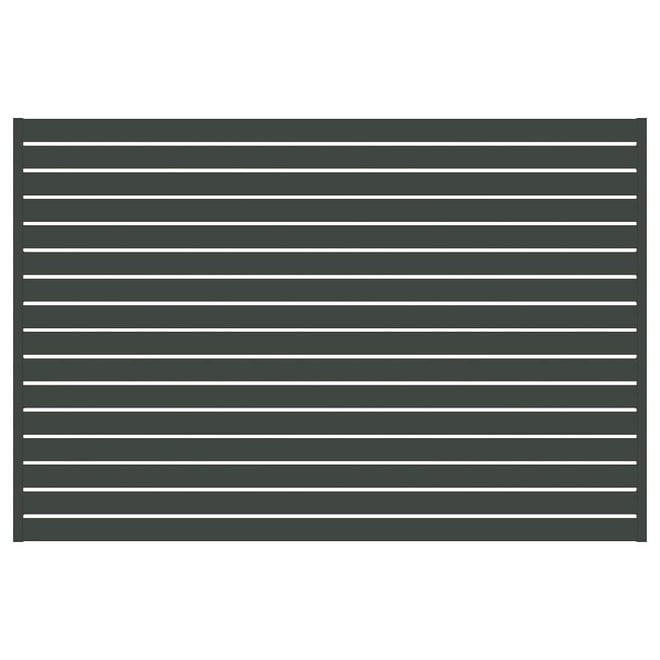 Quickscreen Aluminium Screen-In-A-Box Gun Metal Grey 2400 x 1200mm