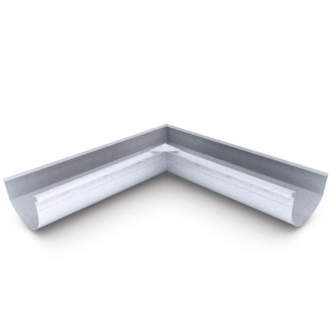 Smoothline Gutter Internal Mitre Slotted Zinc/Aluminium