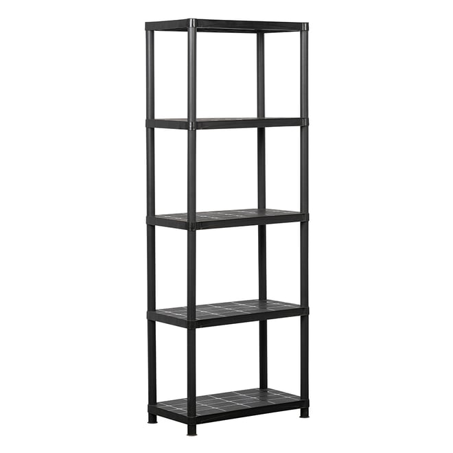 5 Tier Plastic Shelving Unit Large