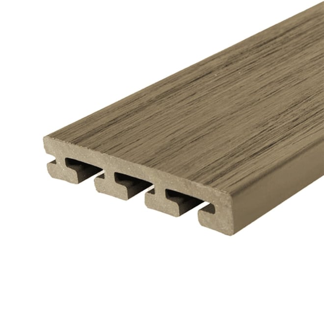 Eva-Last Infinity Composite Decking Board Starter Swiss Oak 5450mm