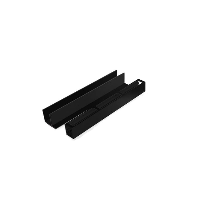 Ezi-Slat Frame Kit Suit 75mm Blades 9mm Spacing Black 2400mm