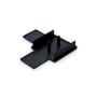 Ezi-Slat Post Cap Corner 81x81mm Dark Stone