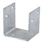 Dunnings 90mm Hot Dipped Galvanised Full Stirrup Bolt Down M10 Holes
