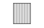 Aluminium Pool Fencing Gate - Black