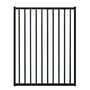 Aluminium Pool Fencing Flat Top Adjustable Gate 1.2m H Black