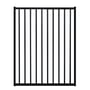Aluminium Pool Fencing Flat Top Adjustable Gate 1.2m H Black