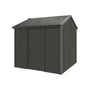 Handi-Heritage Shed H1 2.54X2.52 Roof:Slate Grey Wall:Slate Grey Front/Rear Single Door