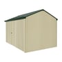 Handi-Heritage Shed H4 3.96X2.52 Roof:Caulfield Green Wall:Primrose Front/Rear Single Door