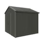 Handi-Heritage Shed H1 2.54X2.52 Roof:Slate Grey Wall:Slate Grey Gable End Single Door