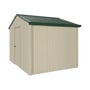 Handi-Heritage Shed H2 3.30X2.52 Roof:Caulfield Green Wall:Merino Gable End Single Door