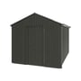 Handi-Heritage Shed H4 3.96X2.52 Roof:Gun Metal Grey Wall:Slate Grey Gable End Single Door