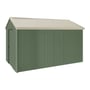 Handi-Heritage Shed H4 3.96X2.52 Roof:Merino Wall:Rivergum Gable End Single Door