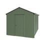 Handi-Heritage Shed H4 3.96X2.52 Roof:Slate Grey Wall:Rivergum Gable End Single Door
