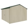 Handi-Heritage Shed H3 3.30X3.30 Roof:Caulfield Green Wall:Merino Front/Rear Double Door