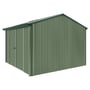 Handi-Heritage Shed H3 3.30X3.30 Roof:Caulfield Green Wall:Rivergum Front/Rear Double Door