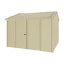 Handi-Heritage Shed H3 3.30X3.30 Roof:Primrose Wall:Primrose Front/Rear Double Door