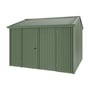 Handi-Heritage Shed H3 3.30X3.30 Roof:Rivergum Wall:Rivergum Front/Rear Double Door