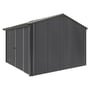 Handi-Heritage Shed H3 3.30X3.30 Roof:Slate Grey Wall:Gun Metal Grey Front/Rear Double Door