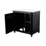 Cozze 900mm Outdoor Table With Shelf