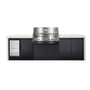 CROSSRAY Premium Xplor 4 Burner Gas Outdoor Kitchen With Single Door Fridge In White