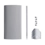 Aluminium Gutter Mesh Gull Grey CGI 10m Kit