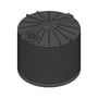Round Poly Tank 13638L Armour Grey