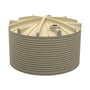 Round Poly Tank 40000L Armour Grey