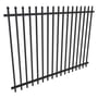 Squash Top Fence Panel 2400 x 1800mm Black