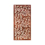 Real Rust Steel Screen Flora 1800 x 900mm