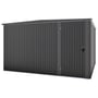 Handi-Mate Hinged Door Shed HM11 Gun Metal Grey