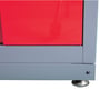 Stratco Red Workshop Kit with Bonus 2 Door Tall Cabinet