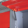 Stratco Red Workshop Kit with Bonus 2 Door Tall Cabinet